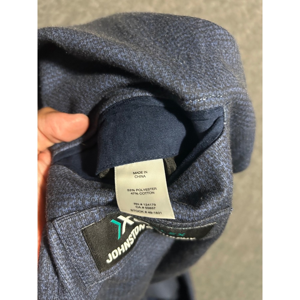Johnston murphy xc flex blazer knit Large unstructured blue read - Picture 5 of 9